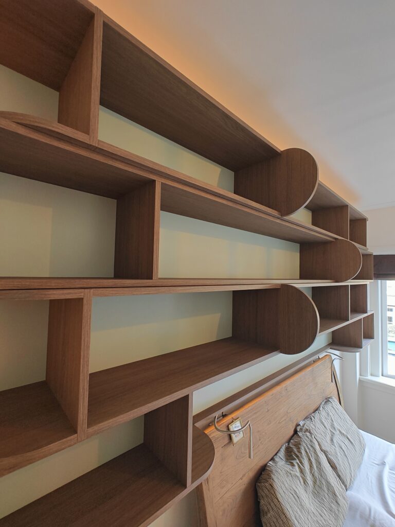 Boekenkast met ledverlichting